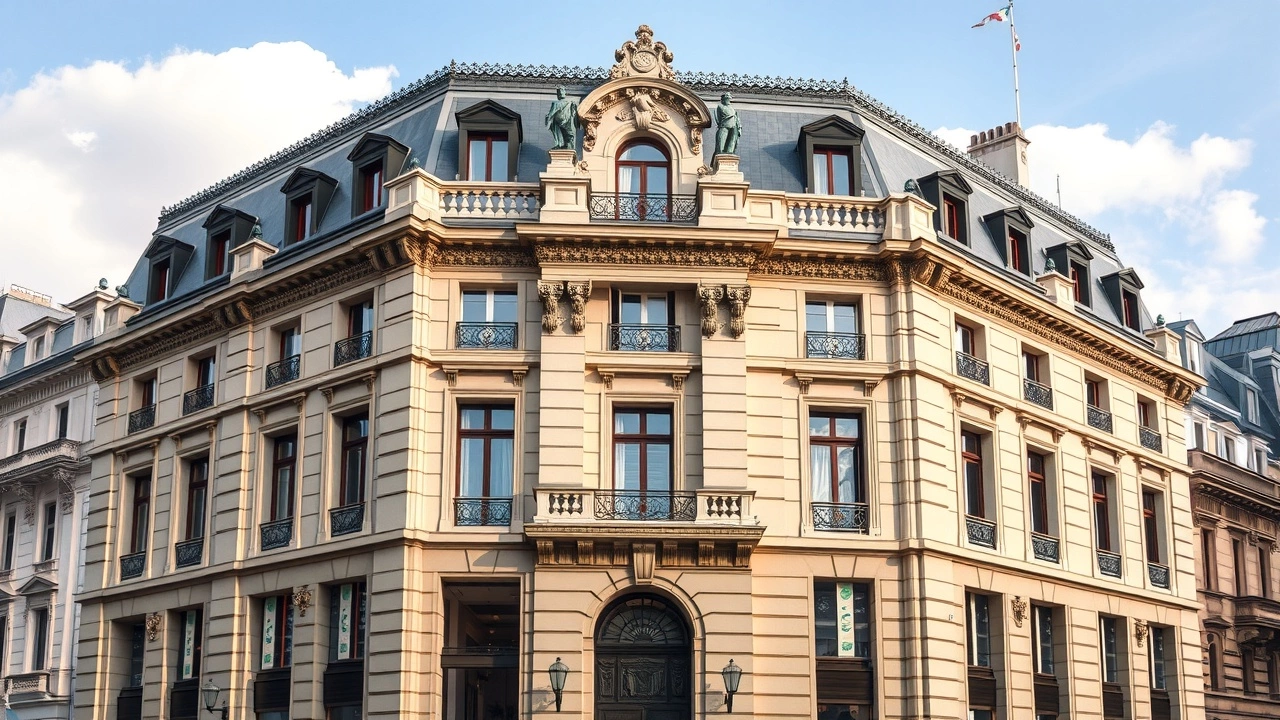 bâtiment financier moderne en France