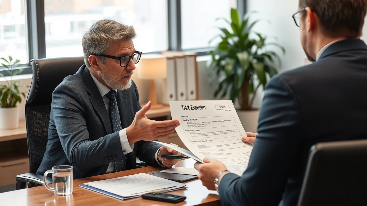 conseiller fiscal informant un client sur des exonérations fiscales