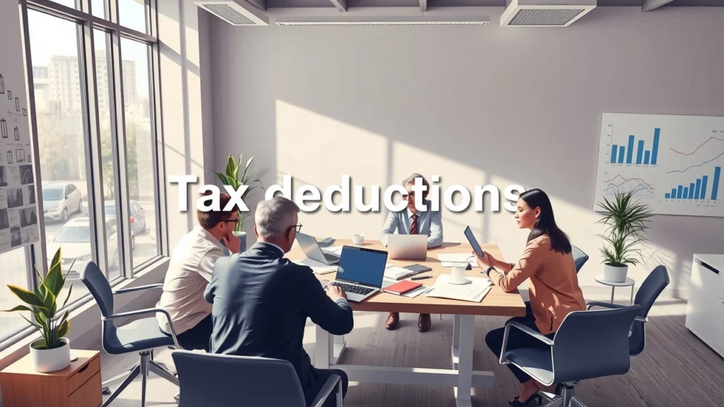 Illustration des abattements fiscaux dans un environnement financier moderne.