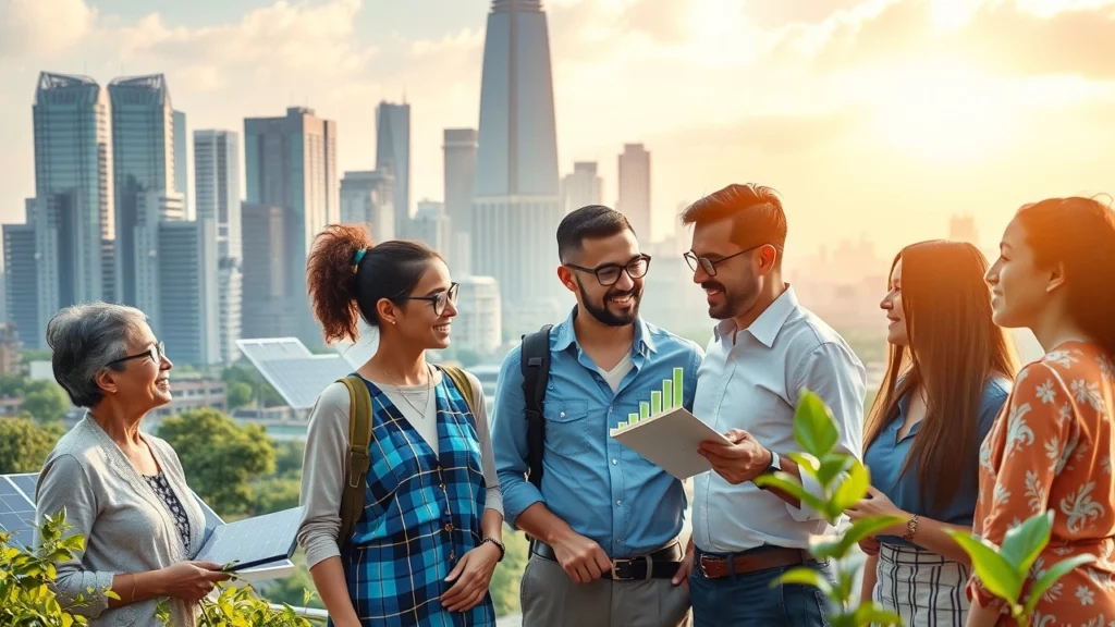 Une illustration des tendances d'investissement responsable et de la fiscalité verte en 2024.