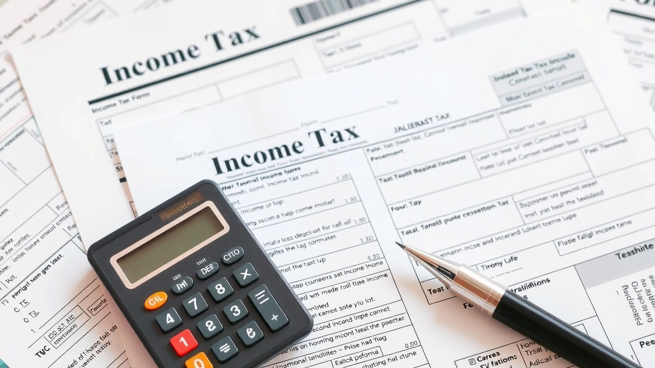 divers types de formulaires fiscaux et calculatrices d'impôt