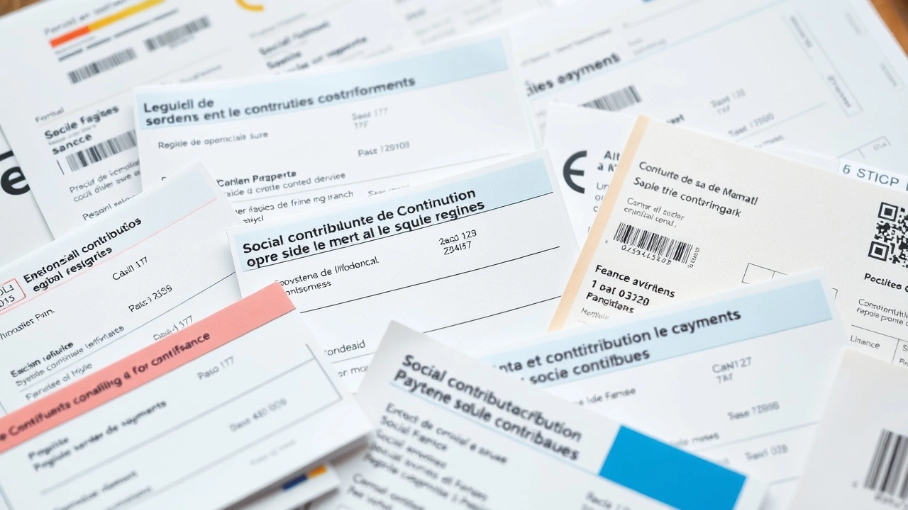 documents de cotisations sociales en France