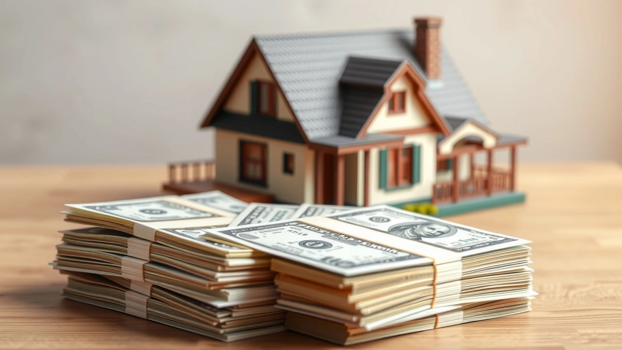 transaction immobiliere avec maison et argent