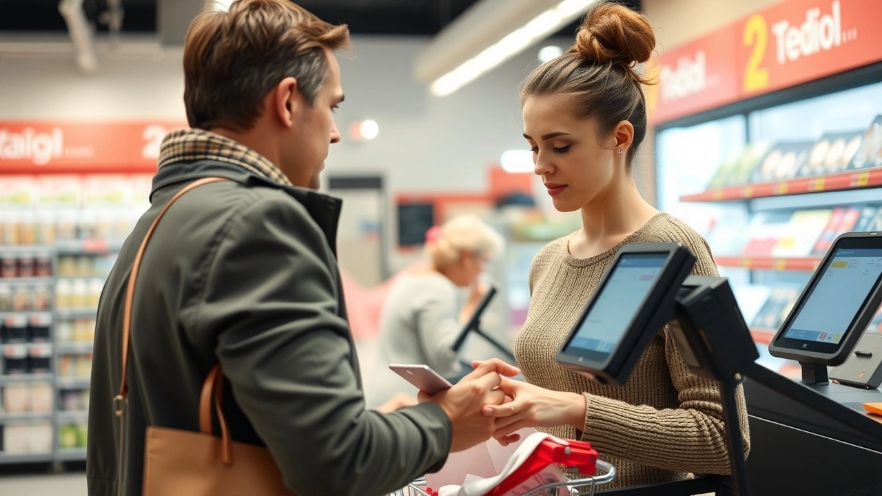 person au registre faisant une erreur d'achat fiscal