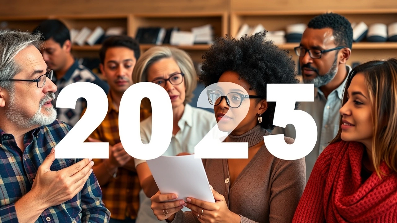 groupe de contribuables discutant de leur situation financière