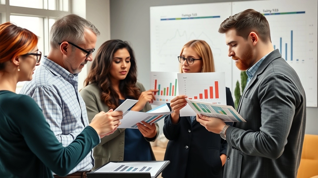 groupe de personnes discutant des stratégies d epargne