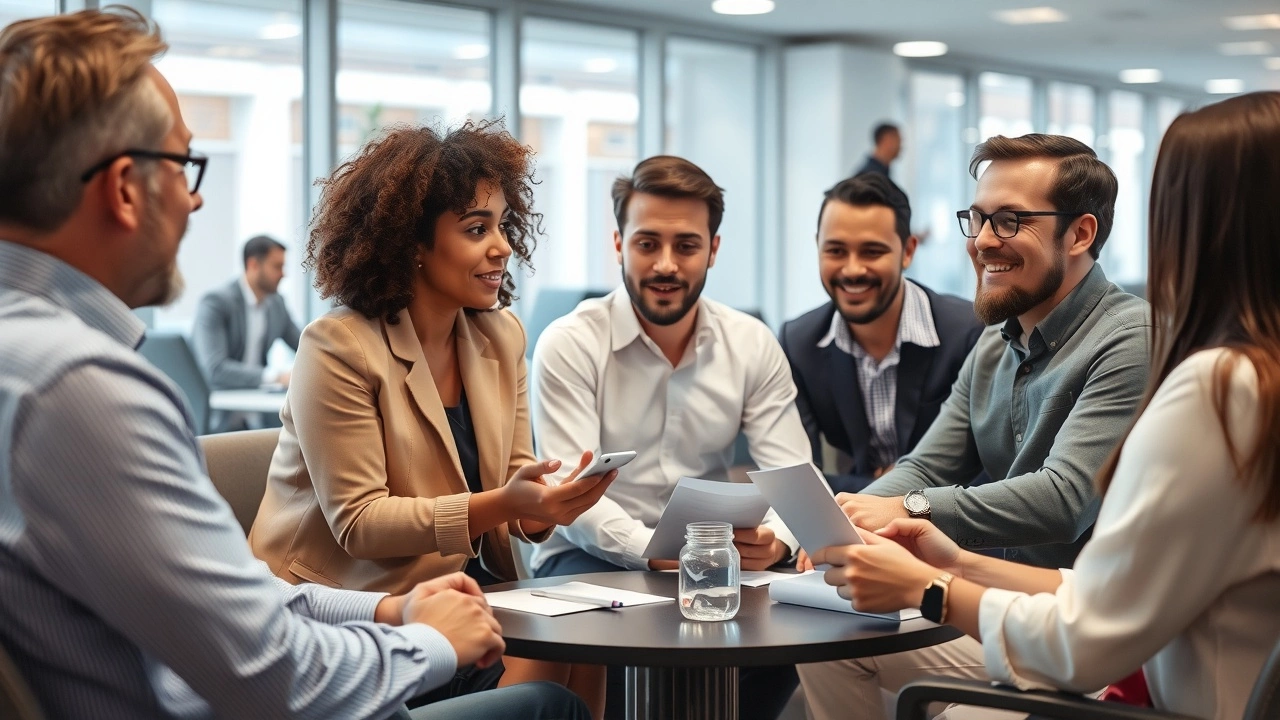 groupe de personnes discutant des stratégies d'épargne