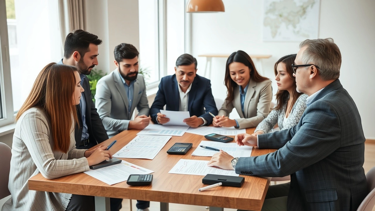 groupe de personnes discutant de la politique fiscale