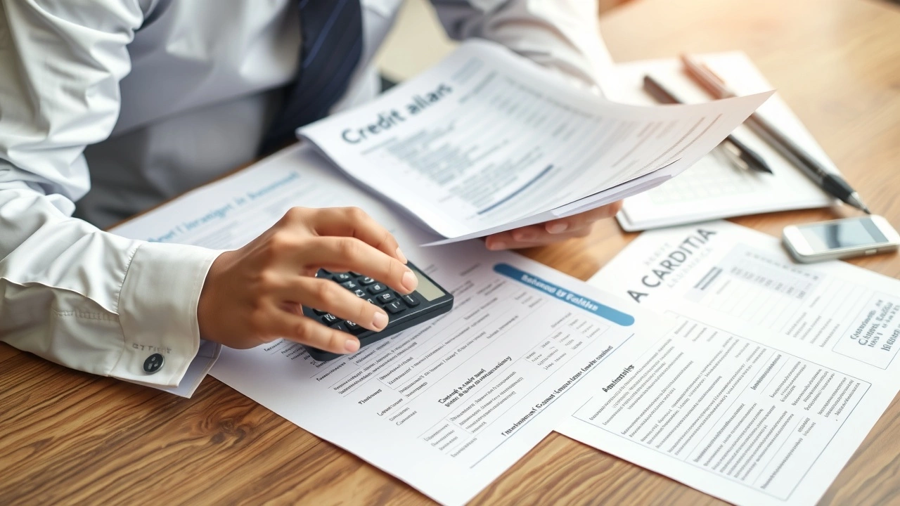 conseiller fiscal examinant des documents et formulaires