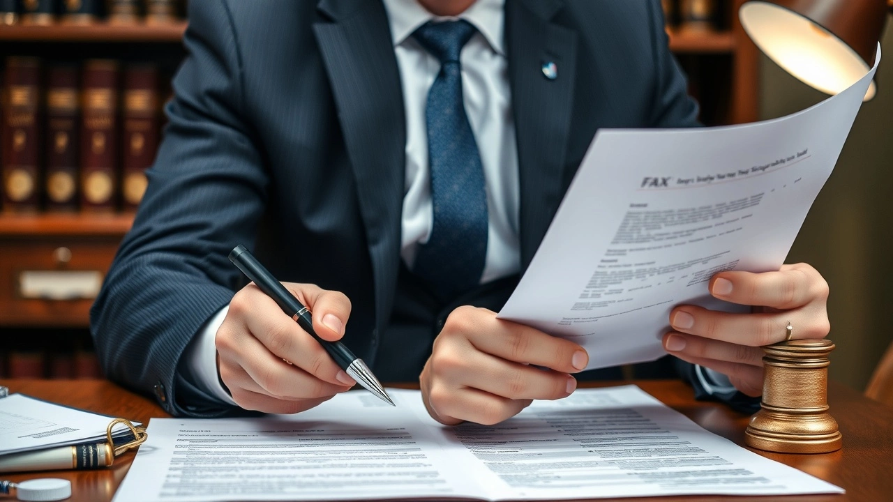 conseiller fiscal examinant des documents législatifs