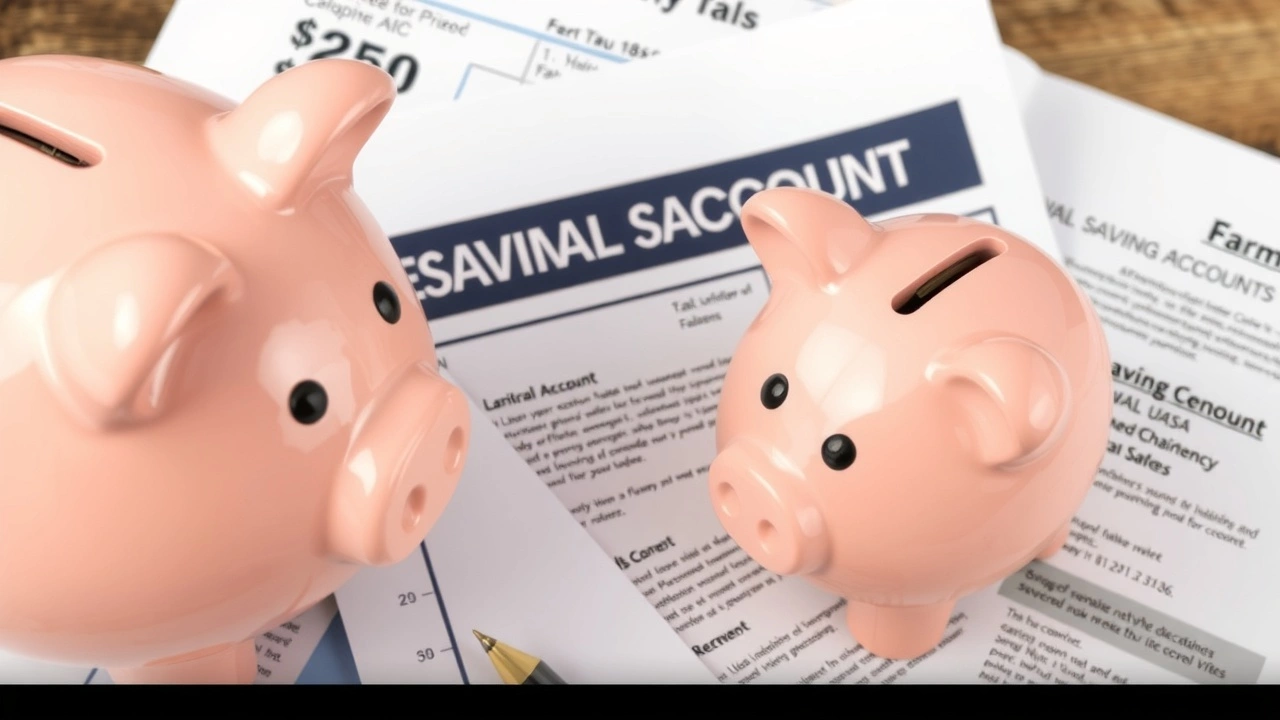 épargne et documents fiscaux sur une table