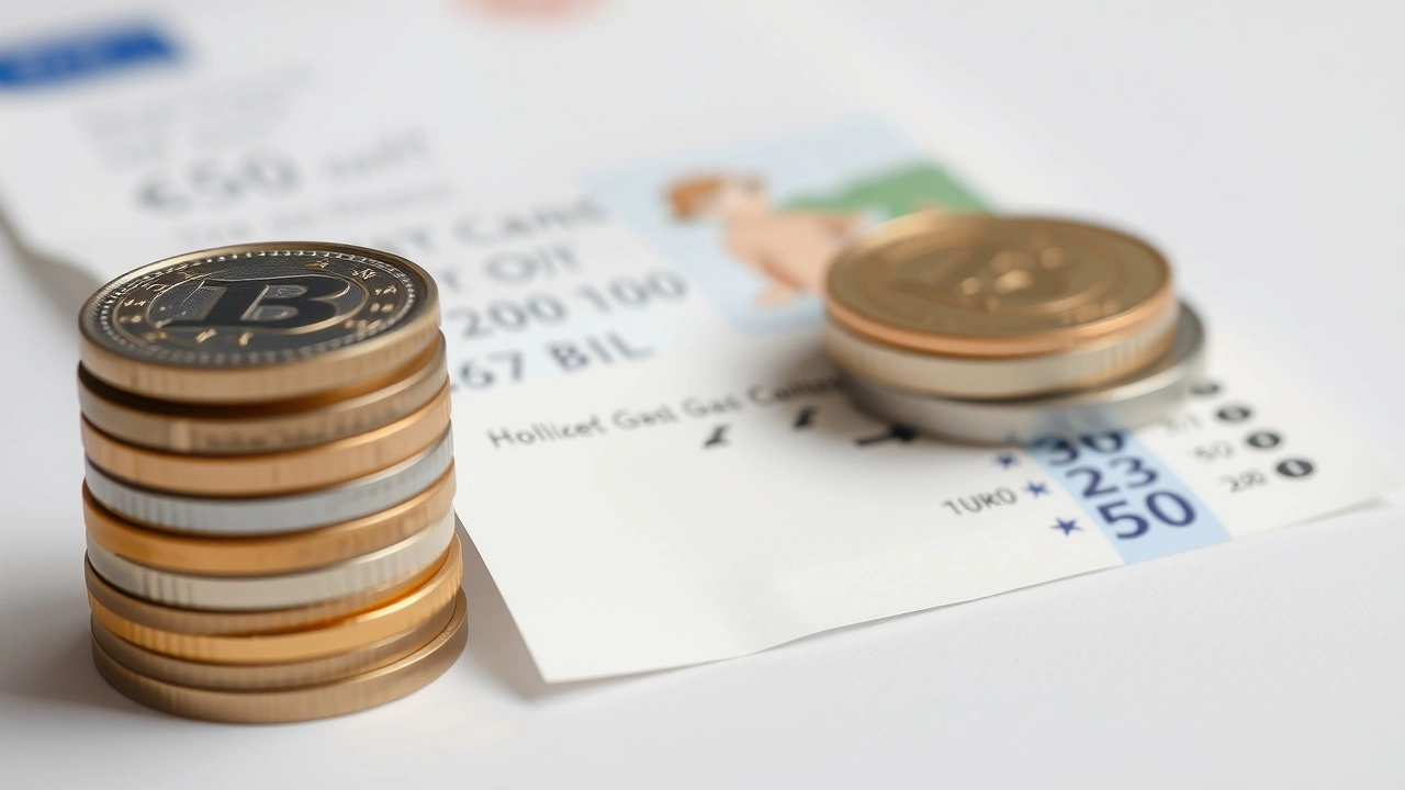 facture de gaz avec euros reduite