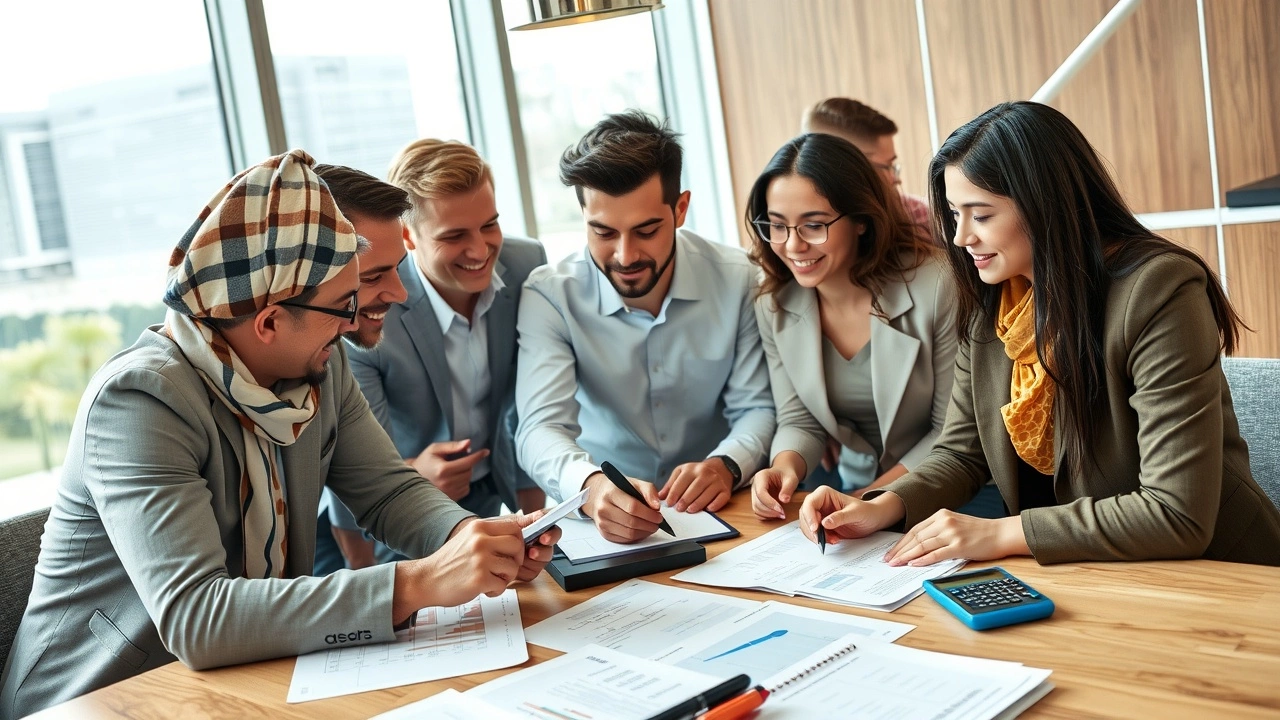 groupe de personnes discutant de strategies d'epargne