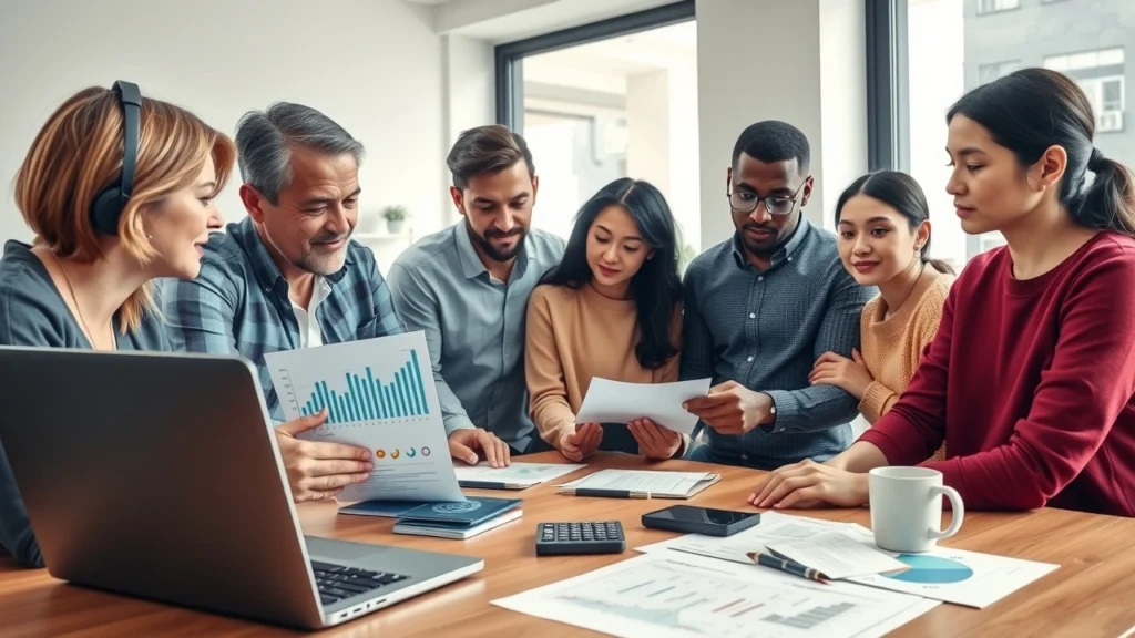 Image d'un groupe de personnes travaillant sur un budget quotidien en 2023