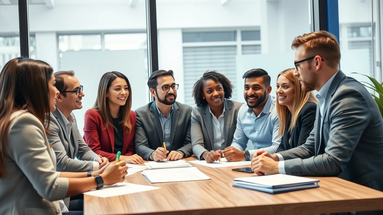 groupe divers d investisseurs discutant de la fiscalite internationale