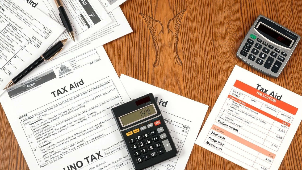 documents d'aide fiscale et calculatrices financières