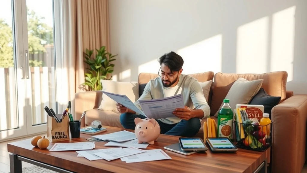 Une personne analyse des documents financiers dans un salon moderne, symbolisant l'impact des dispositifs fiscaux sur l'épargne.