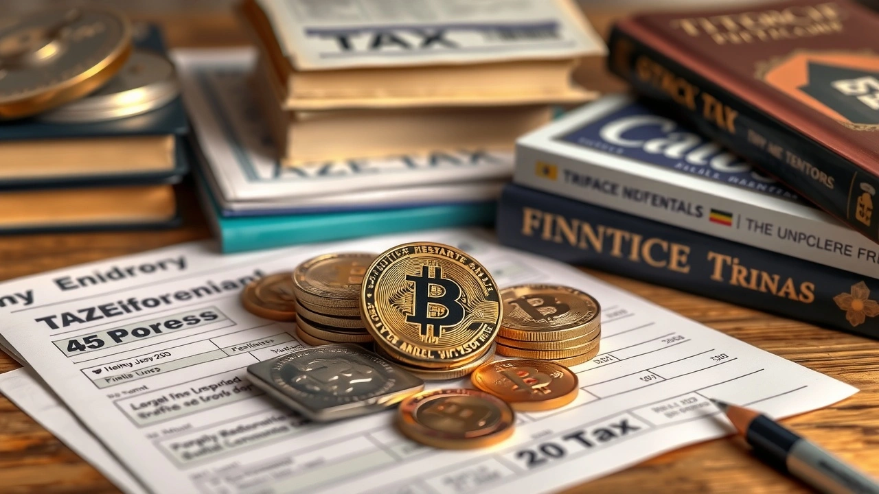 collection de formulaires fiscaux et livres de référence