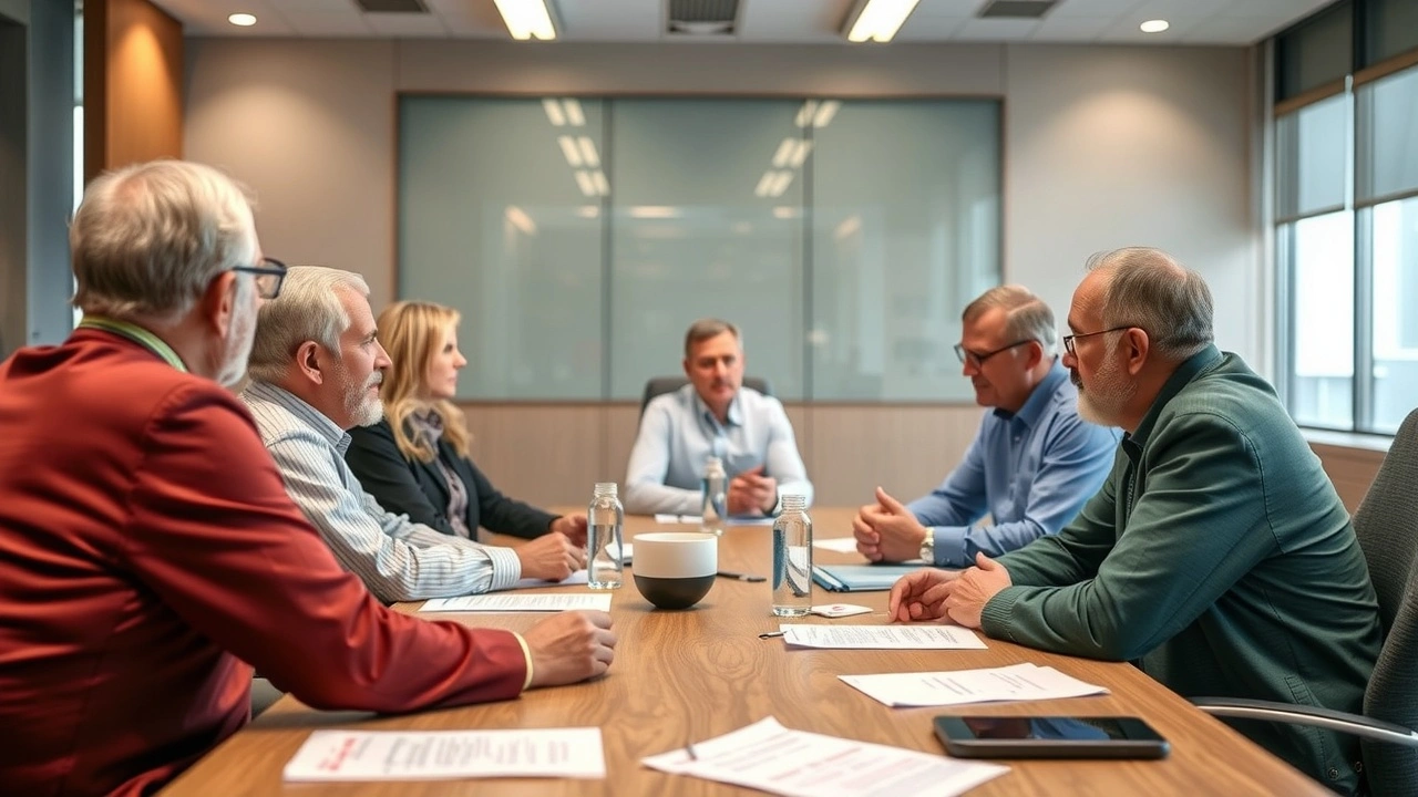 propriétaires discutant des impacts de la réforme fiscale